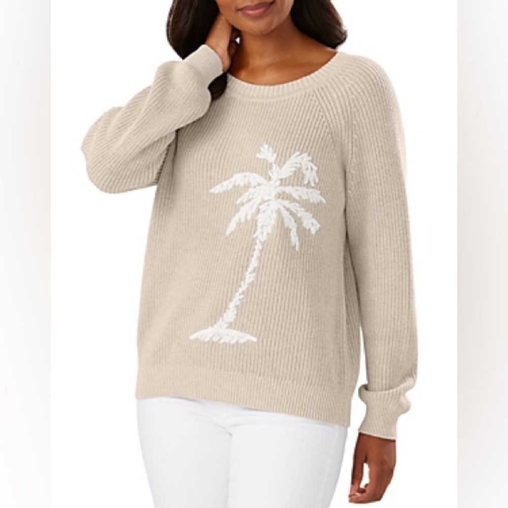Tommy Bahama | Breezy Knit Palm Tree Sweater